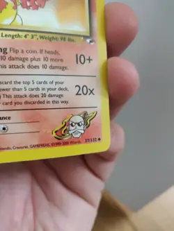 Pokemon Card Blaine's Magmar 1st Edition Uncommon Gym Heroes 37/132 Near Mint - Image 4