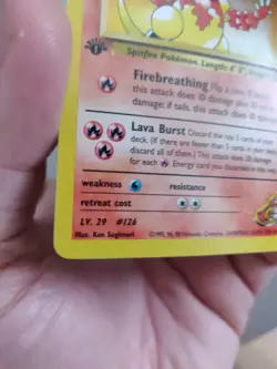 Pokemon Card Blaine's Magmar 1st Edition Uncommon Gym Heroes 37/132 Near Mint - Image 5