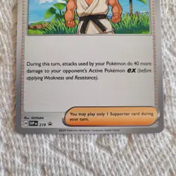 Black Belt's Training 219 Sv: Scarlet & Violet Promo Card Regular - Image 3