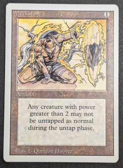 MTG - 1x Meekstone - Revised - LP/MP - Vintage Artifact Magic The Gathering SGC - Image 1