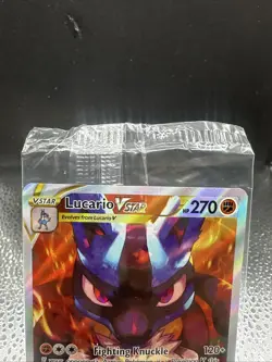 Lucario VSTAR Promo SWSH291 Crown Zenith ETB Pokemon Card English - SEALED - Image 3