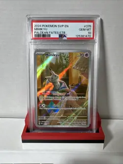 Pokemon TCG Mimikyu Scarlet & Violet Promo Card 075/Promo GEM MINT 10 PSA - Image 1