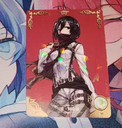 Goddess Story Doujin ShatterFoil R Card - Attack on Titan Mikasa Ackerman - Image 1