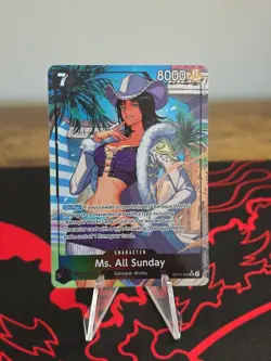 Ms. All Sunday OP14-084 Alt Art Super Rare One Piece Card English NM - Image 1