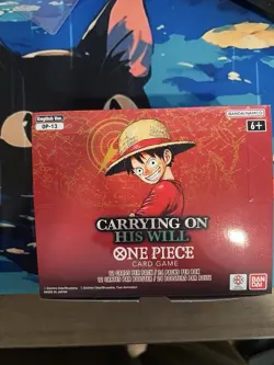 One Piece Card: Carrying On His Will (OP-13) Booster Box Unsealed Bandai Store - Image 1