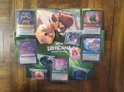 Lorcana Fabled Promo Complete Pins, Cards & More. Disney Lilo Foil - Image 1