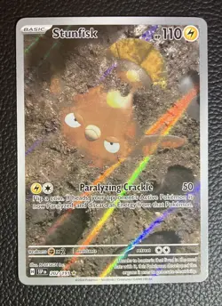 Stunfisk 202/191 S&V Surging Sparks Illustration Rare Holo Pokemon TCG Card NM - Image 1
