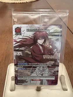 Union Arena TCG Release Event Winner Card Kenshin Himura English UEPR/RNK-1-086 - Image 1