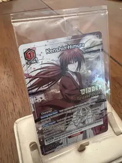 Union Arena TCG Release Event Winner Card Kenshin Himura English UEPR/RNK-1-086 - Image 4