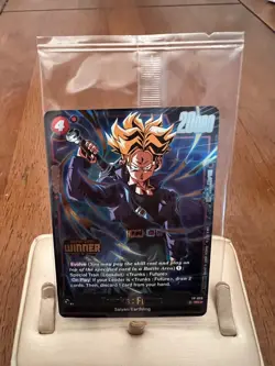 Dragon Ball Tcg Winner Card Trunks: Future Holo Foil FP-068 - Image 1