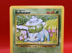 Bulbasaur NEAR MINT NM Ungraded Card - Pokemon Base Set Unlimited 1999 - Wizards - Image 2