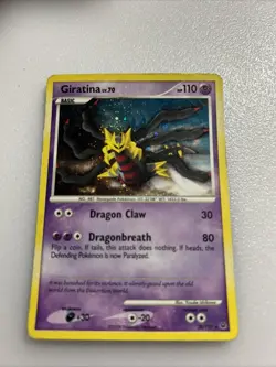 Giratina TCG LV. 70 Platinum Promo Card 28/127 Cosmos Holo Pokemon LP - Image 1