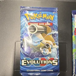 Pokemon TCG XY Evolutions Booster Pack English Blastoise 10 Cards - Image 1