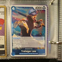 OP07-047 Trafalgar Law : Rare Foil English One Piece TCG Card : OP07: 500 Years - Image 1