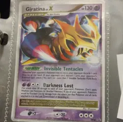 Pokemon Giratina TCG Card Diamond and Pearl DP38 Promo Holo Level Up 130 HP - Image 1