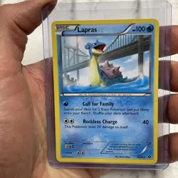 Pokemon Lapras Rare Next Destinies 25/99 NM Normal Pokemon Card Near Mint 2012 - Image 1