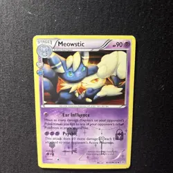 Meowstic RC15/RC32 - Radiant Collection Holo - Generations XY Pokemon TCG Card - Image 3