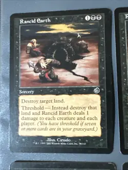 Rancid Earth X4 Torment Ex Condition See Pics Front Back - Image 5