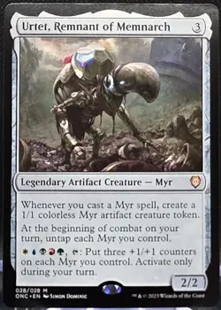 Urtet, Remnant of Memnarch #28 Commander:Phyrexia: All Will Be One Reg. Mythic - Image 1