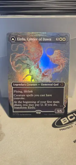 Eirdu, Carrier of Dawn (Borderless) Lorwyn Eclipsed Foil - Image 1