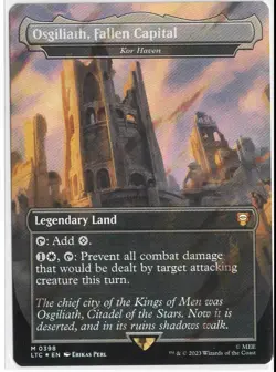 Tales of Middle-earth #398 Osgiliath, Fallen Capital(Borderless)(Surge Foil) - Image 1