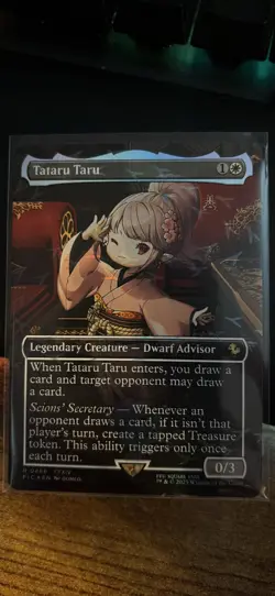 Tataru Taru (Borderless) (Chocobo Track Foil) Commander: Final Fantasy Foil - Image 1