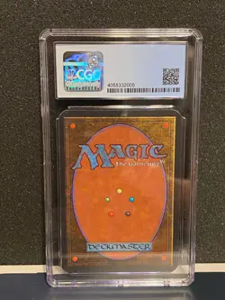 MTG ALPHA --- CIRCLE OF PROTECTION: BLUE --- Common! Magic! CGC 8.0 (8)! NM/Mint - Image 3