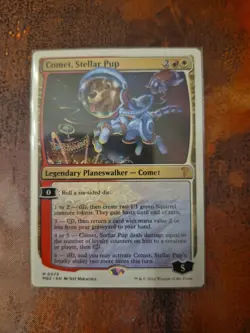 Comet, Stellar Pup - Fantastic Condition - (White Border) Mystery Booster 2 MTG - Image 1