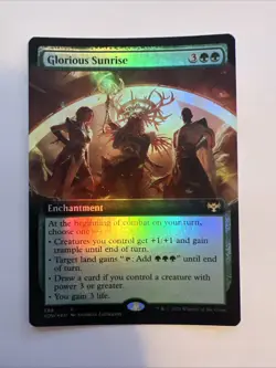 MTG - Innistrad: Crimson Vow - Glorious Sunrise - Extended - FOIL - Image 1