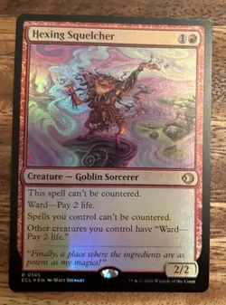 Hexing Squelcher - Foil NM-Mint, English Lorwyn Eclipsed MTG Magic - Image 1