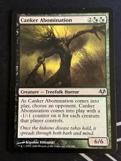 1x Canker Abomination (115) Eventide LP MTG Magic the Gathering x1 MKE - Image 1