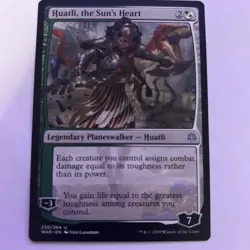 Huatli, the Sun's Heart MtG War of the Spark LP - Image 1