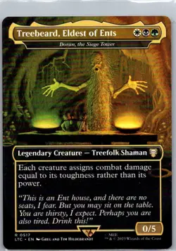 Treebeard, Eldest of Ents - Doran, the Siege Tower (Borderless) R 517 NM - Image 1