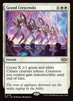1x Grand Crescendo NM-Mint, English Commander: Tarkir: Dragonstorm MTG Magic - Image 1