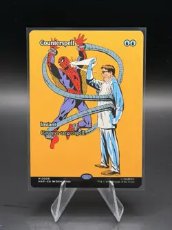 Counterspell (Borderless Foil) Marvel Universe Eternal-Legal Mtg Spider-Man Mtg - Image 1