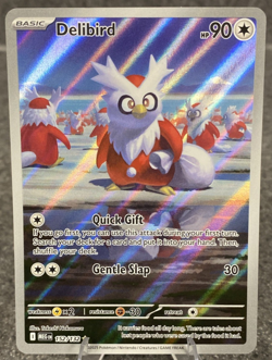 Delibird - Mega Evolution - Illustration Rare Holo 2025 Pokemon Card - Image 1