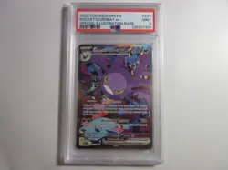 PSA 9 Team Rocket's Crobat EX Special Illustration Rare Destined Rivals Pokemon - Image 1