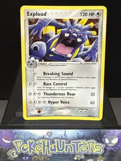 Pokemon Card Exploud 6/101 EX Hidden Legends Holo Rare Komiya Light Play - Image 1