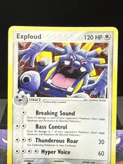 Pokemon Card Exploud 6/101 EX Hidden Legends Holo Rare Komiya Light Play - Image 2
