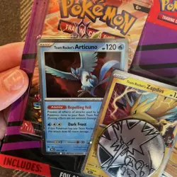 Pokemon 2 Pack Blister Pack - Team Rocket's Articuno, Zapdos & Tyranitar Cards - Image 5