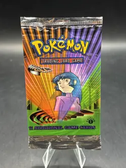 Pokemon TCG Gym Challenge 1st Edition Booster Pack Sabrina Art Sealed 20.67g 742818062244 - Image 1