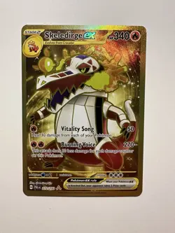 Pokemon TCG Skeledirge EX Scarlet & Violet - Paldea Evolved 272/193 Hyper Rare - Image 1