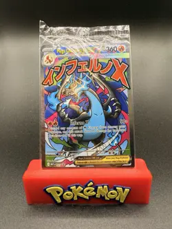 Pokemon Mega Charizard X ex 023 Me: Mega Evolution Promo Holo Sealed w/Oricorio - Image 1
