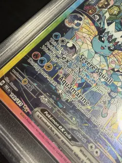 2025 POKEMON PRE EN-PRISMATIC EVOLUTIONS #149 VAPOREON EX PSA 10 SIR - Image 3