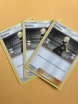 3x Cynthia (119/156) SM: Ultra Prism - 2018 - Uncommon - NM - Pokemon TCG - Image 1