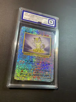 Pokemon WOTC PG 9 Legendary Collection Reverse Foil Meowth 53/110 GRADE 9 MINT - Image 2