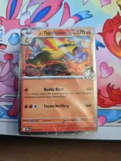Pokemon TCG Destined Rivals Ethans Typhlosian Build And Battle Promo Sealed - Image 1