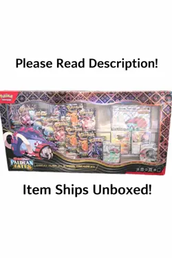Pokemon Paldean Fates Great Tusk ex & Iron Treads ex Premium (SHIPS SAME DAY) - Image 1
