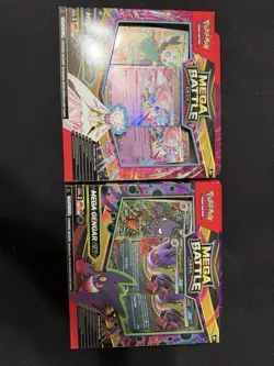 Pokemon Set of 2 Gengar and Diancie ex Mega Battle Deck Pokemon Sealed In Hand! - Image 1