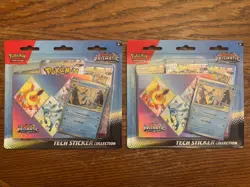 Pokemon TCG Prismatic Evolutions Tech Sticker Collection Blister Set of 3 Sealed - Image 1